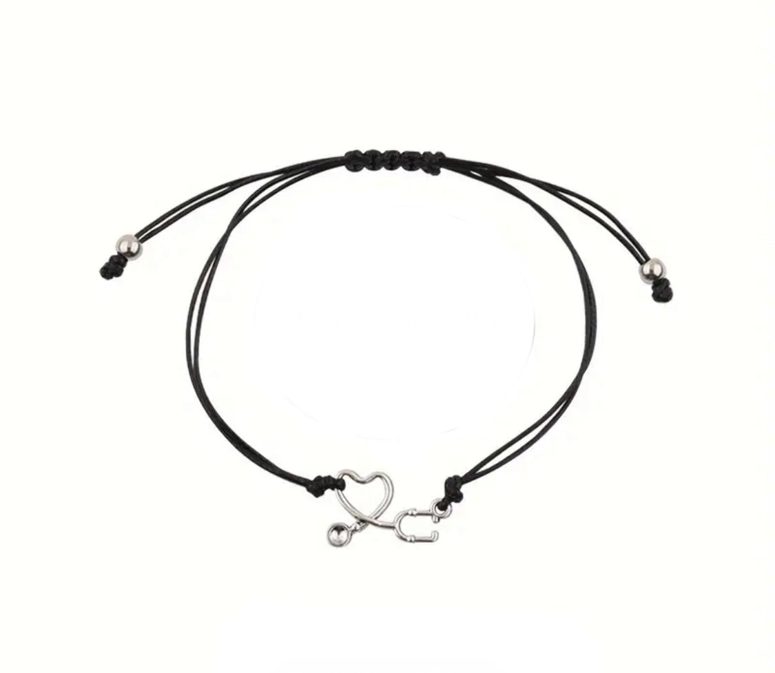 Wish Bracelet: Nurse (Stethoscope Heart)