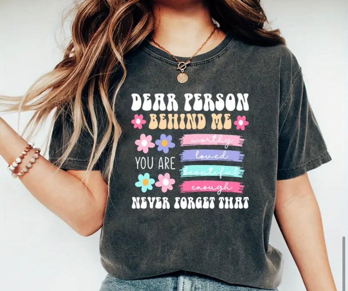 ✨Decal Only: Dear Person Behind Me