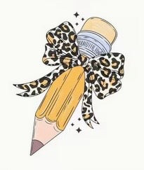 ✨Decal Only: Pencil with Bow