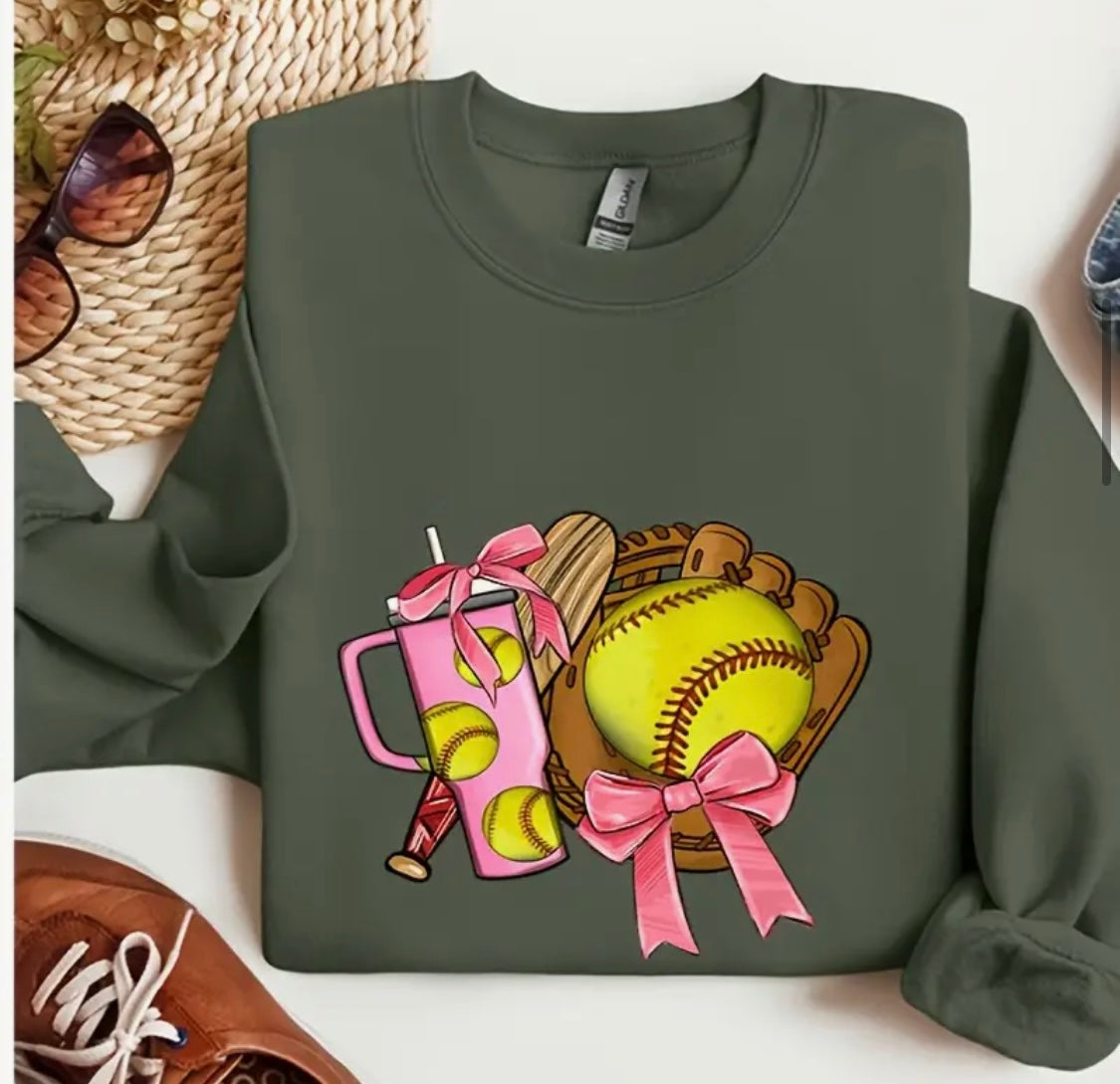 ✨Decal Only: Softball and Stanley