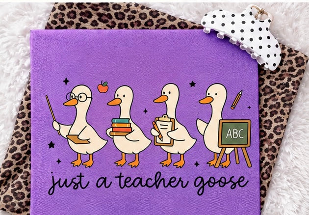 Decal Only: Just a Teacher Goose (Option 1)