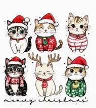 ✨Decal Only: Meowy Christmas