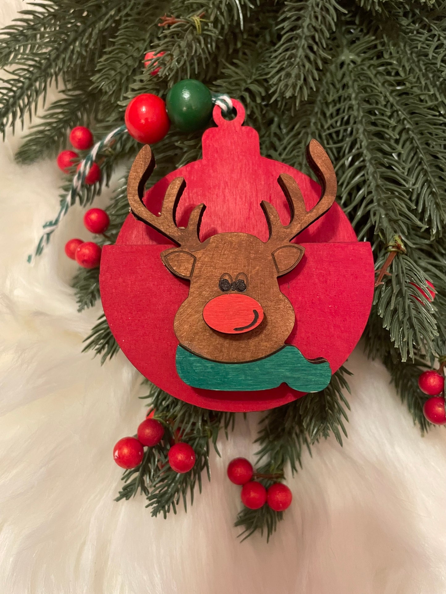 ✨Ornament: Reindeer Gift Card Holder