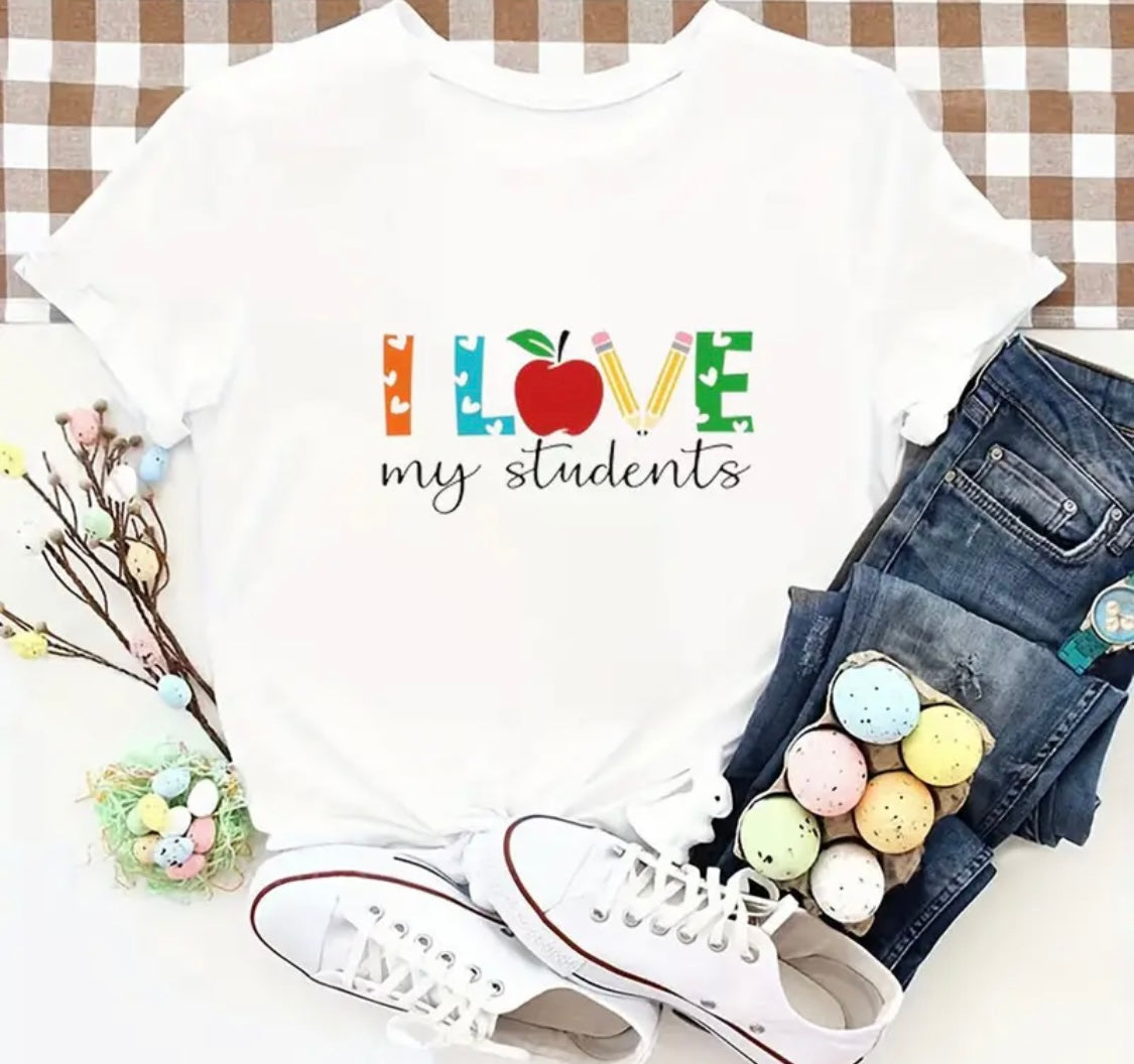 ✨Decal Only: I L🍎ve My Students