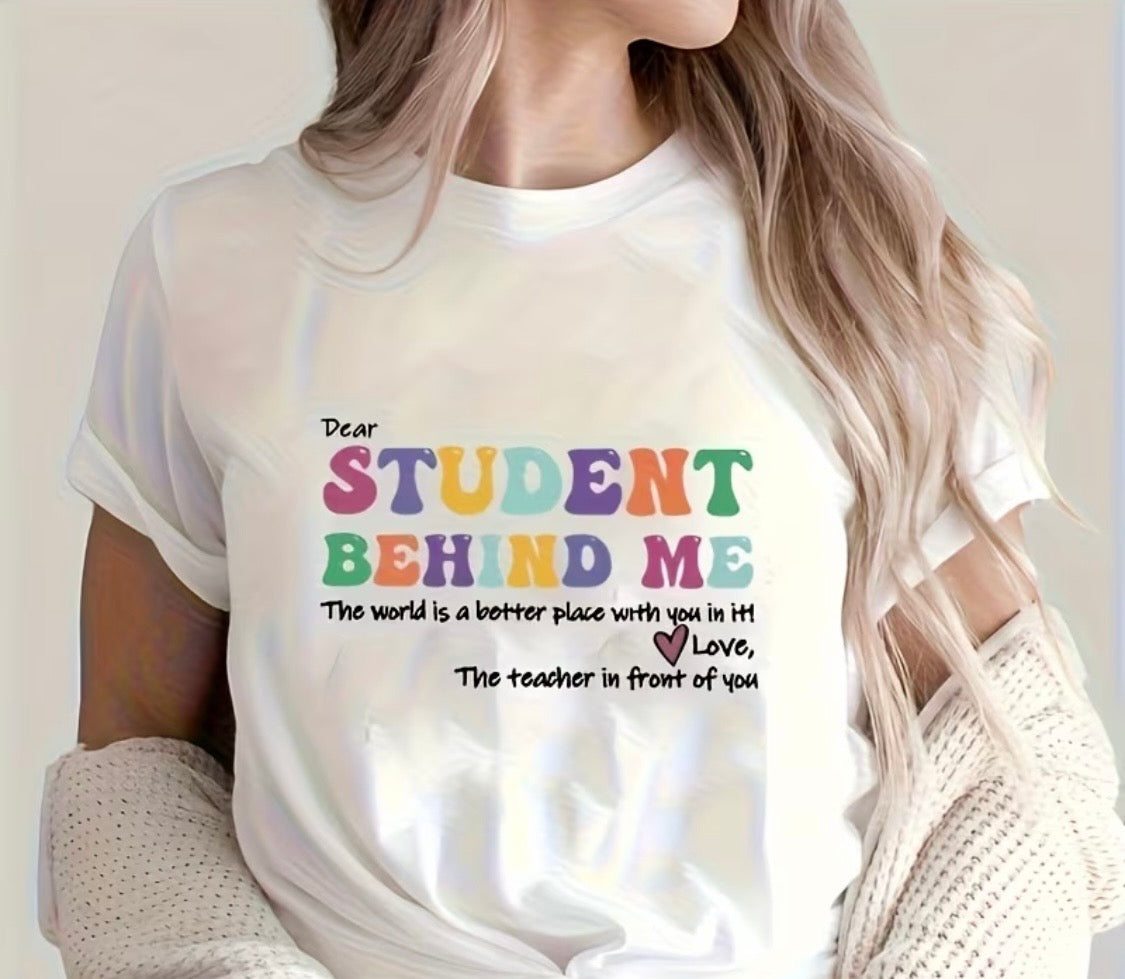 ✨Decal Only: Dear Student Behind Me