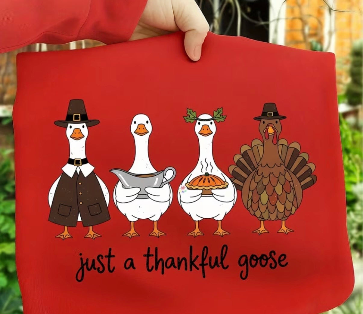 Decal Only: Just a Thankful Goose