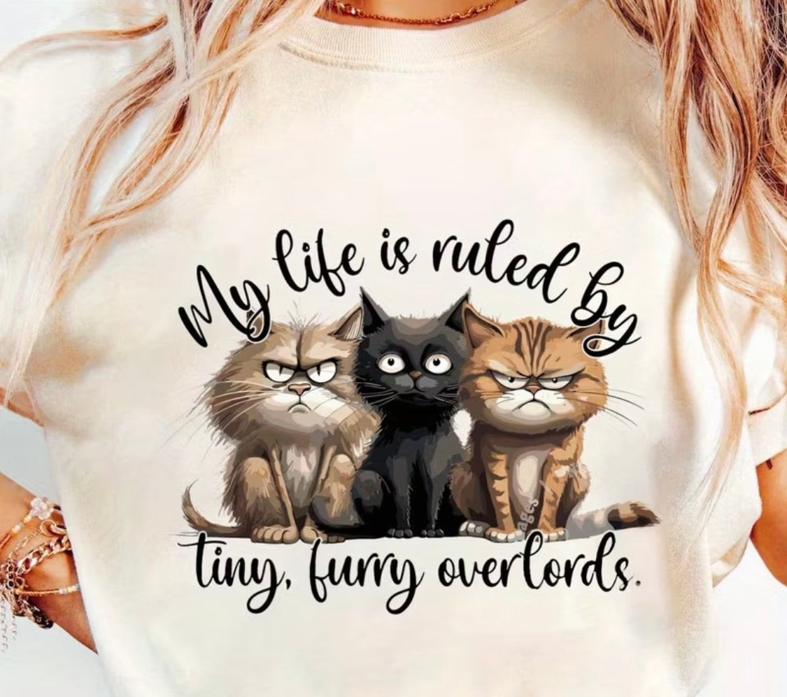 Decal Only: My Life is Ruled By Tiny, Furry Overlords