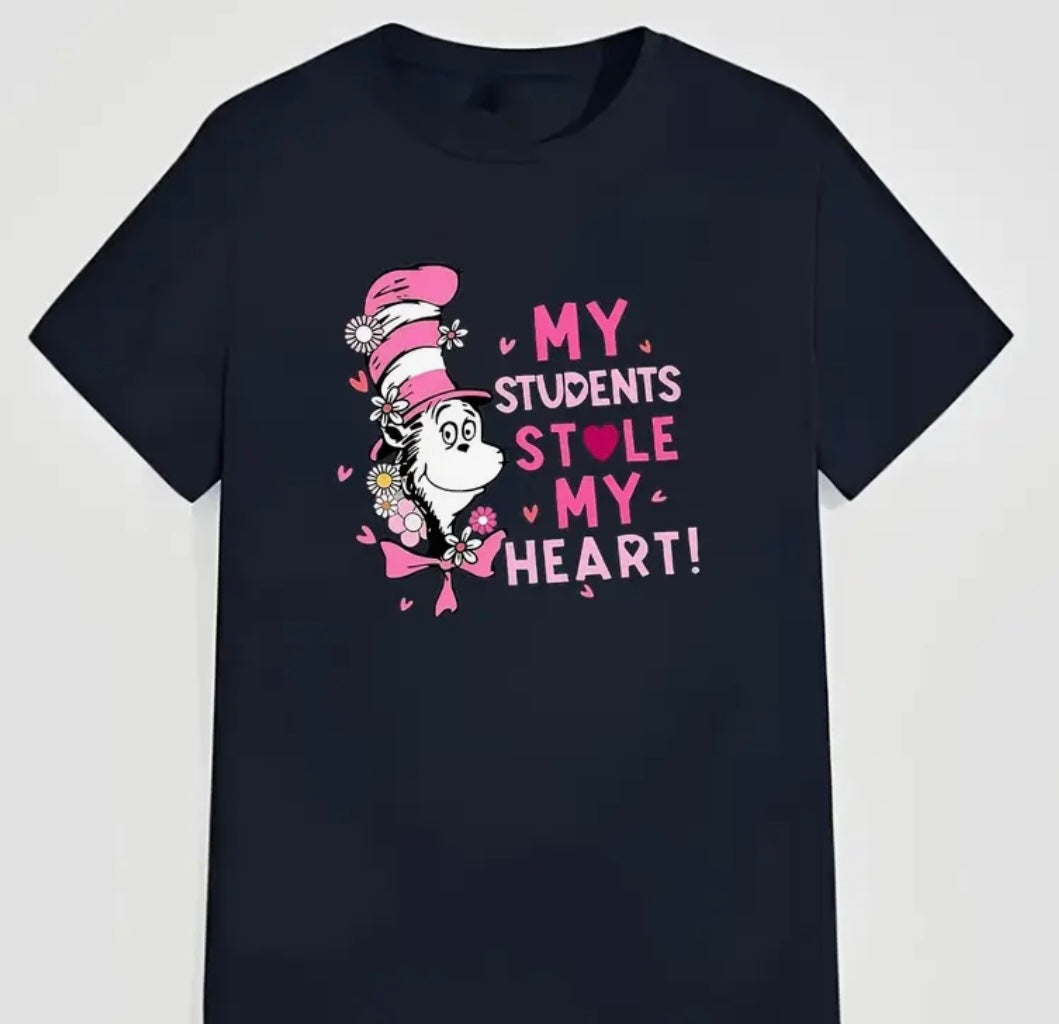 ✨Decal Only: Cat in the Hat - My Students Stole My Heart