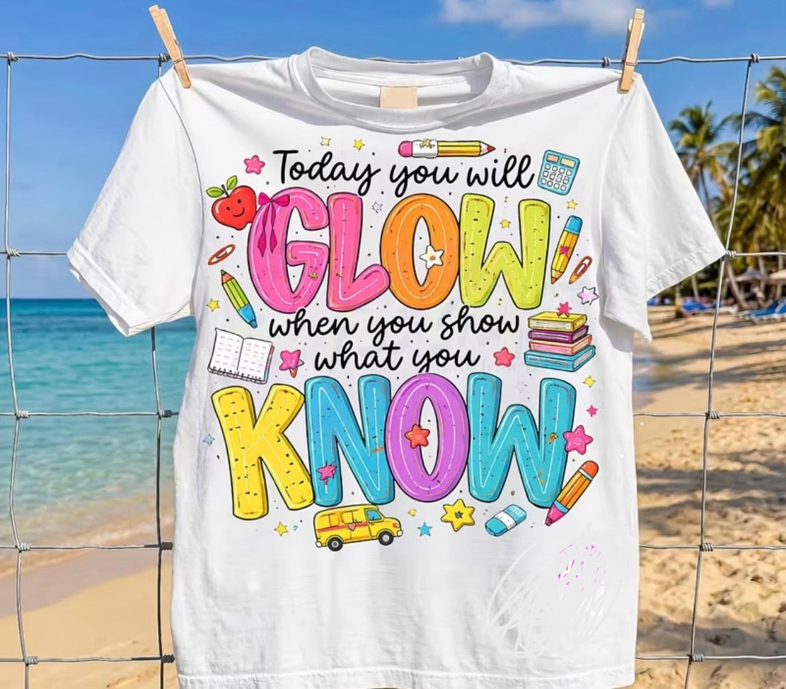 ✨Decal Only: Today You Will Glow When You Show What You Know