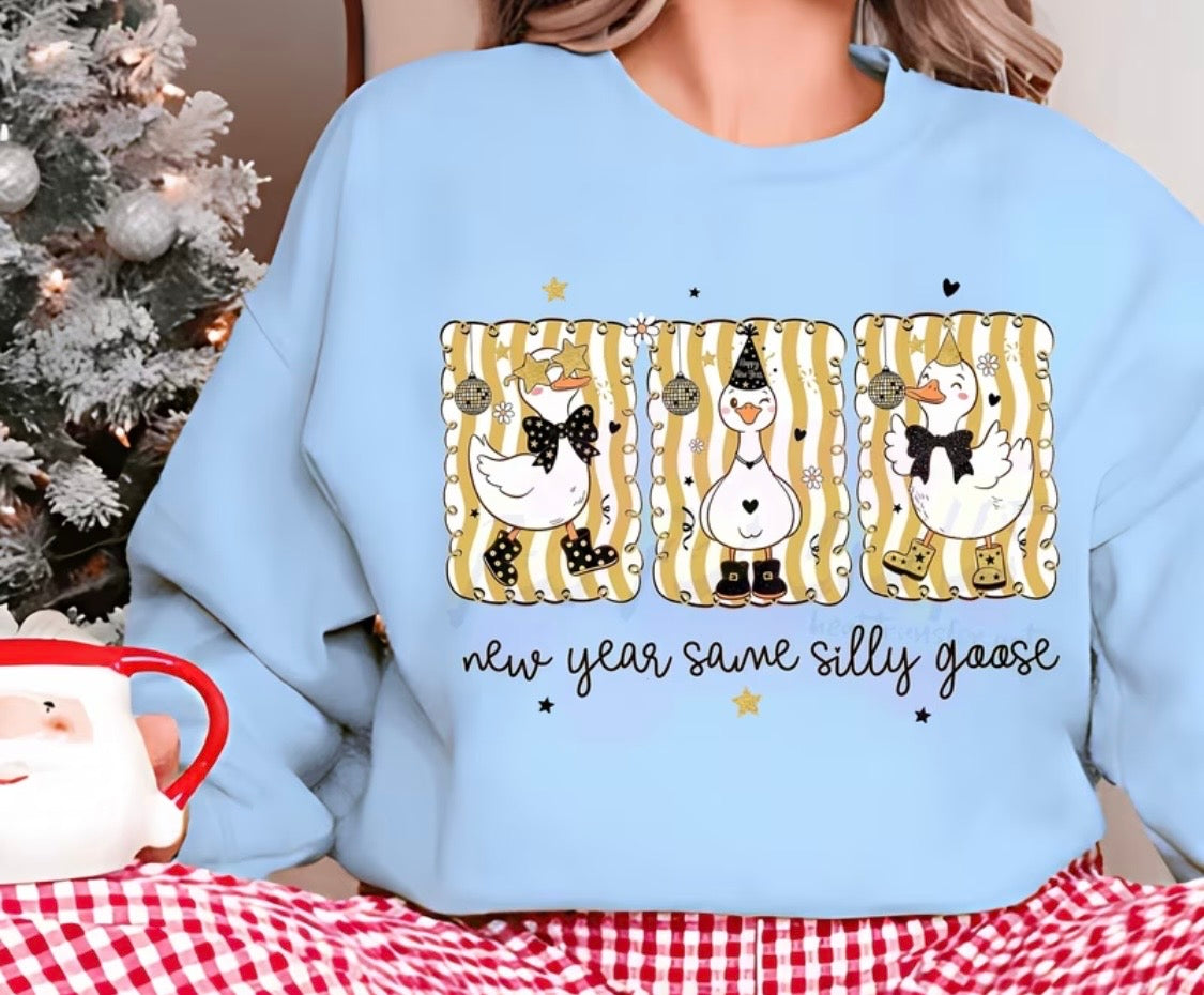 Decal Only: New Year Same Silly Goose