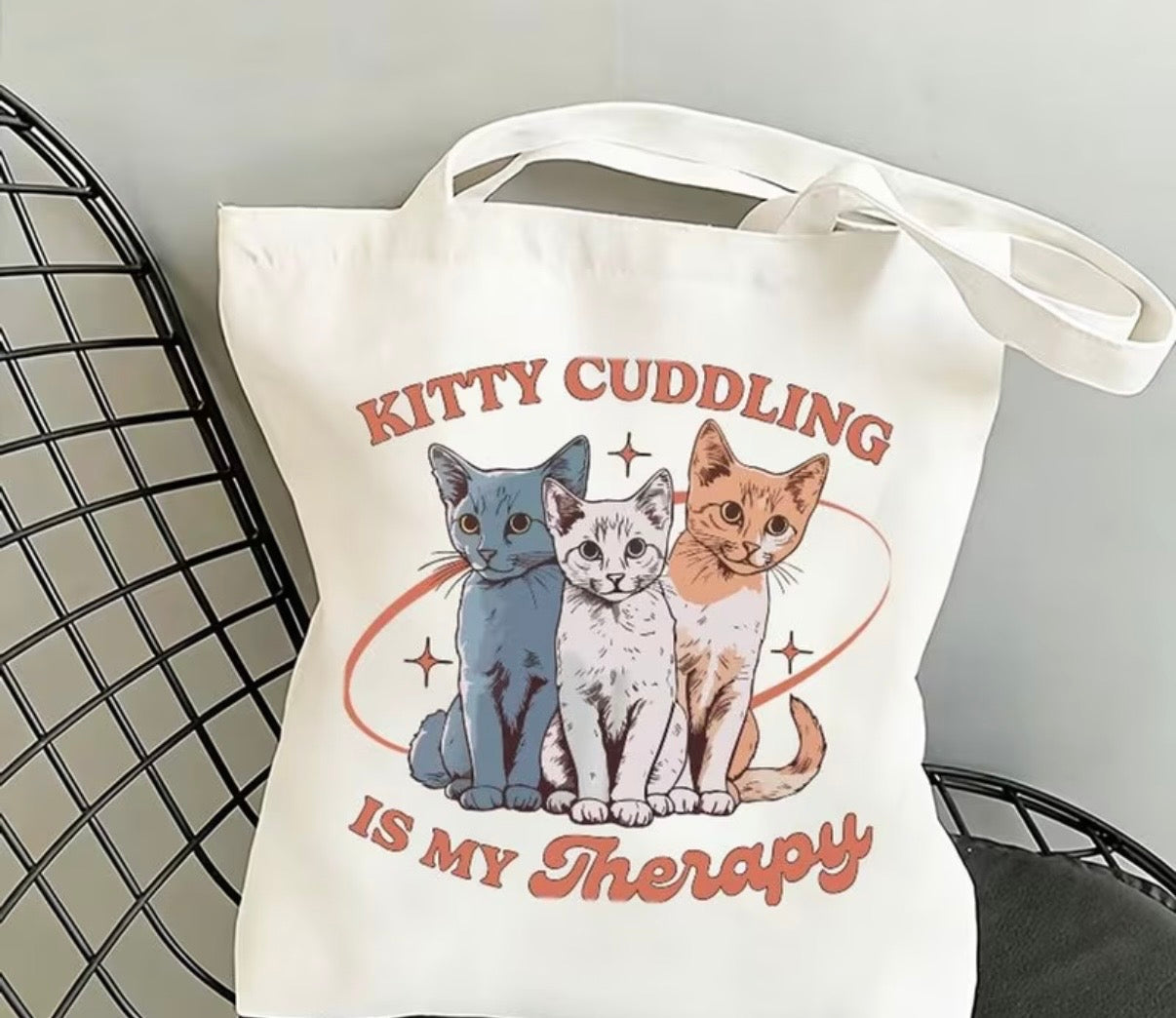 Decal Only: Kitty Cuddling Is My Therapy