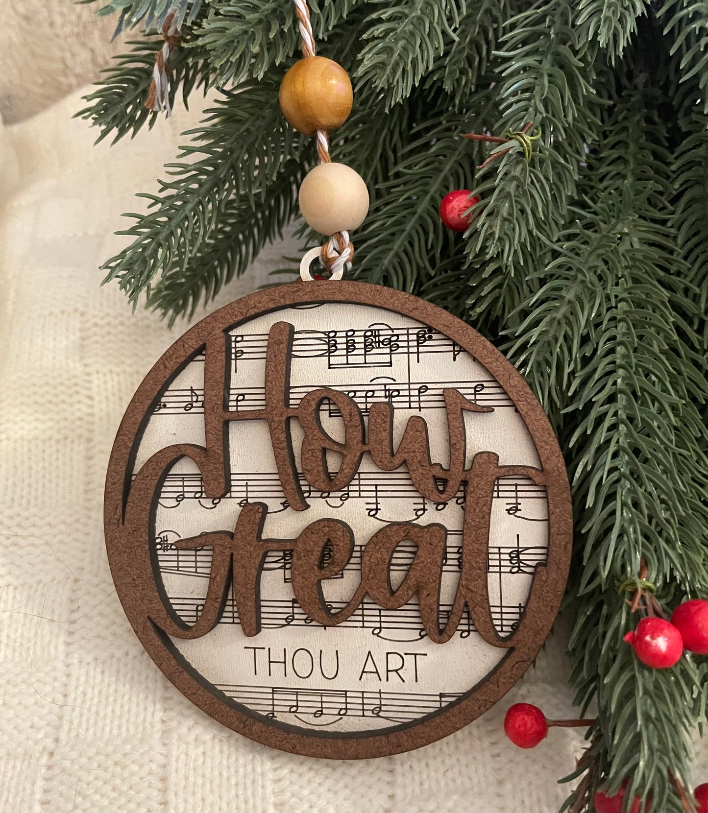 ✨Lyric Ornament: How Great