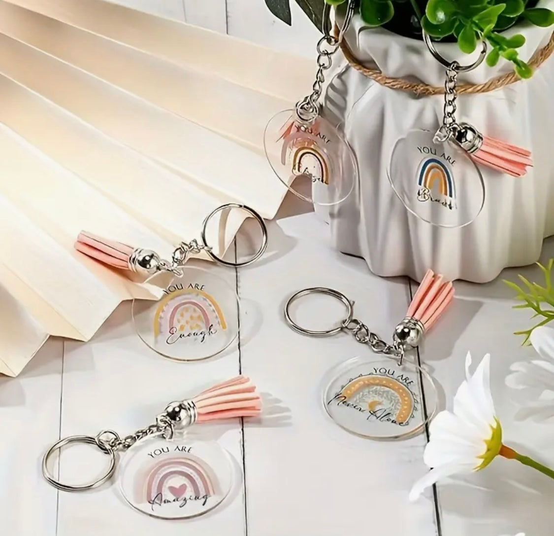 Keychain: Rainbow (You Are…) Acrylic Keychain