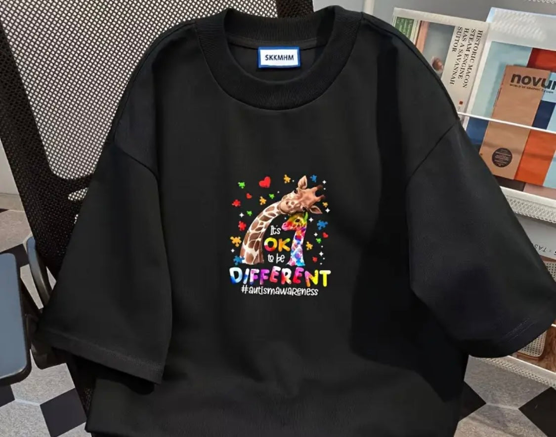 ✨Decal Only: Autism - It’s Ok to Be Different (Giraffe Option 2)