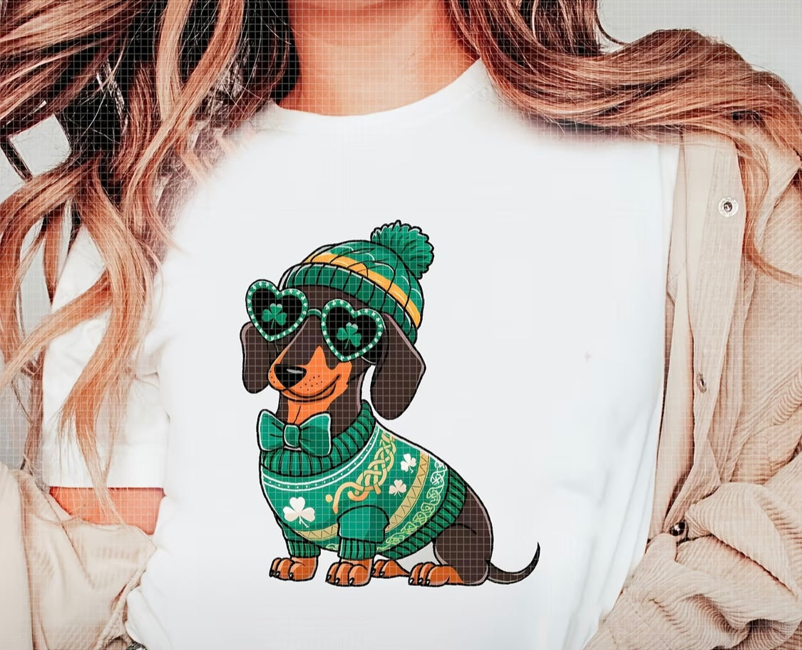 ✨Decal Only: St. Patrick’s Day Dog