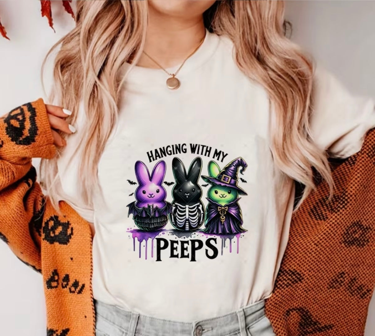 Decal Only: Hanging With My Peeps (Halloween Version)