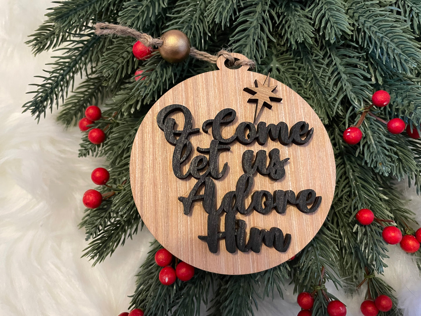 ✨Ornament: O Come Let Us Adore Him