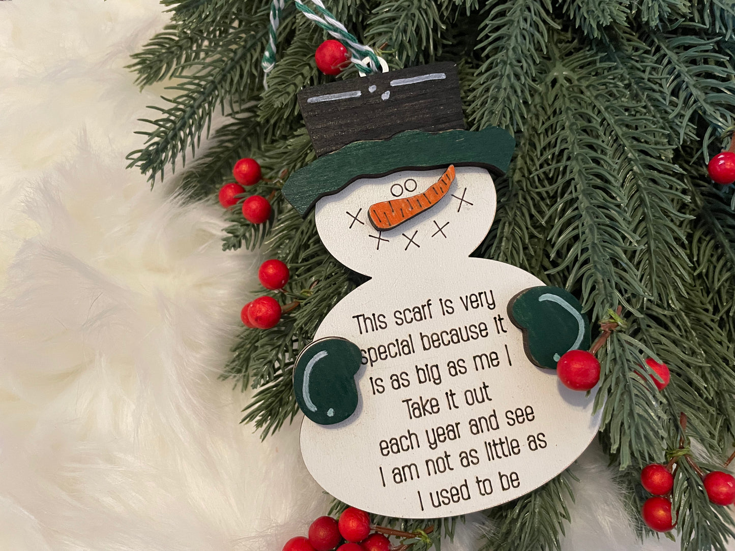 ✨Ornament: Snowman Scarf