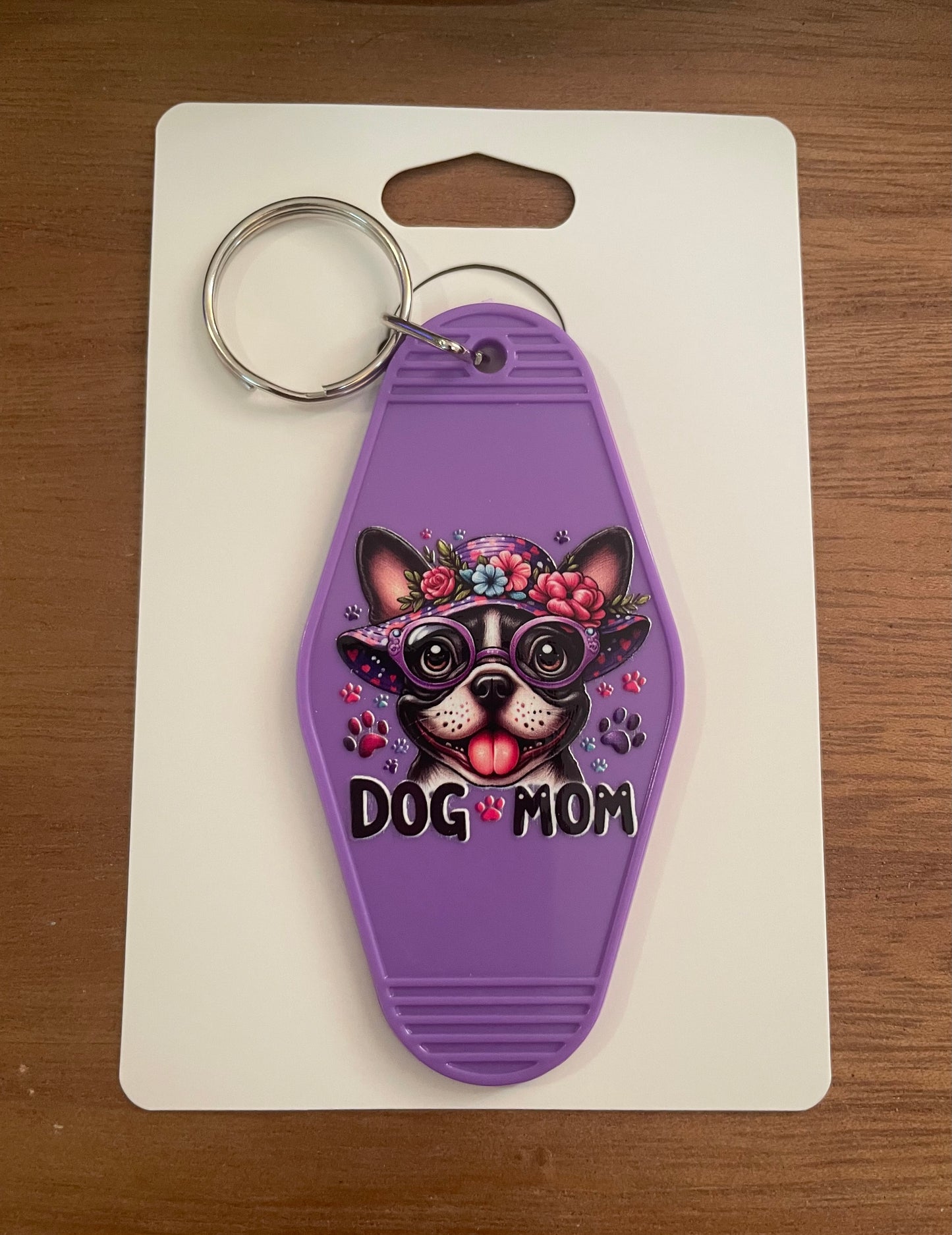 Hotel Keychain: Dog Mom