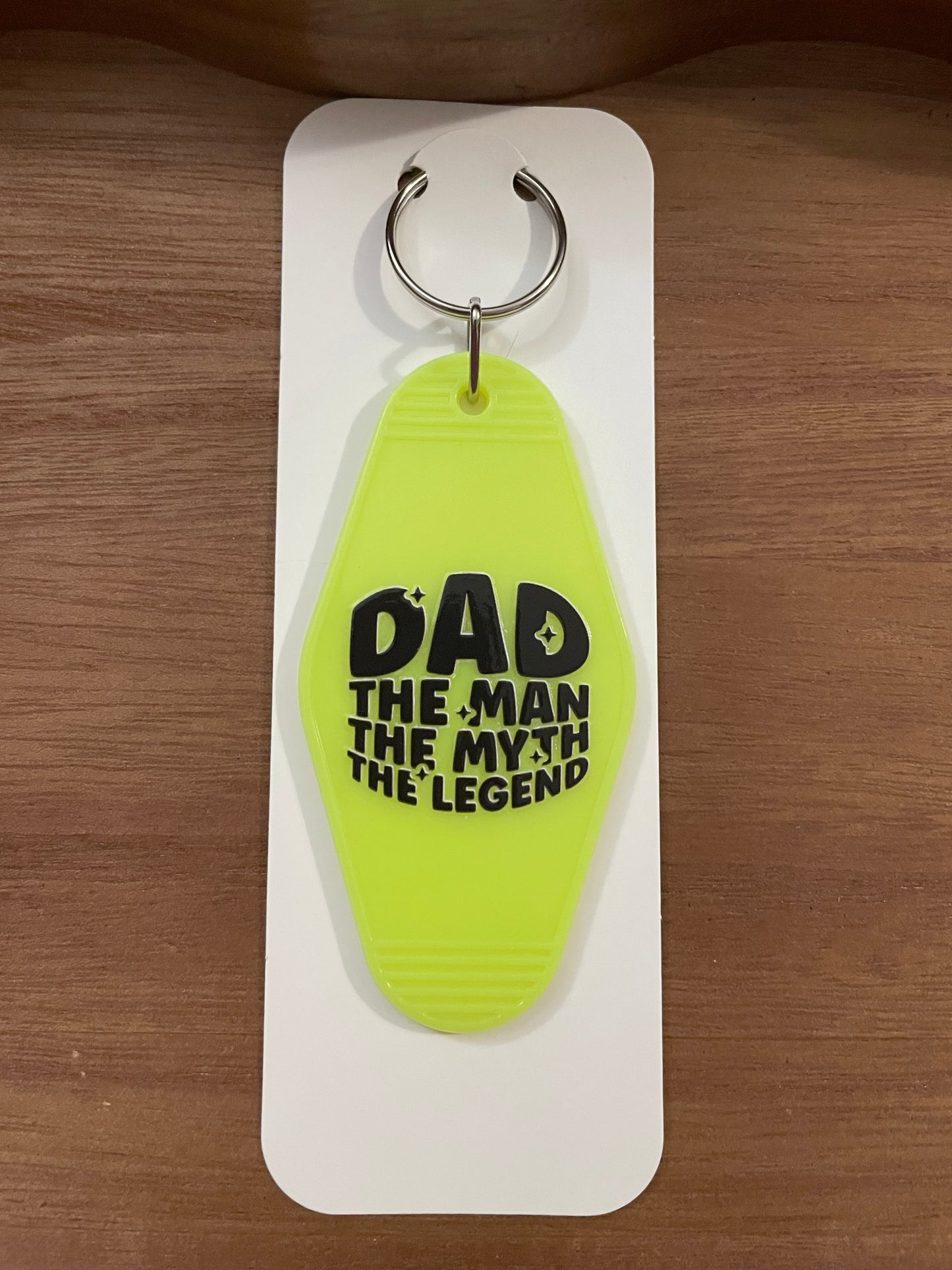 Hotel Keychain: Dad Themed