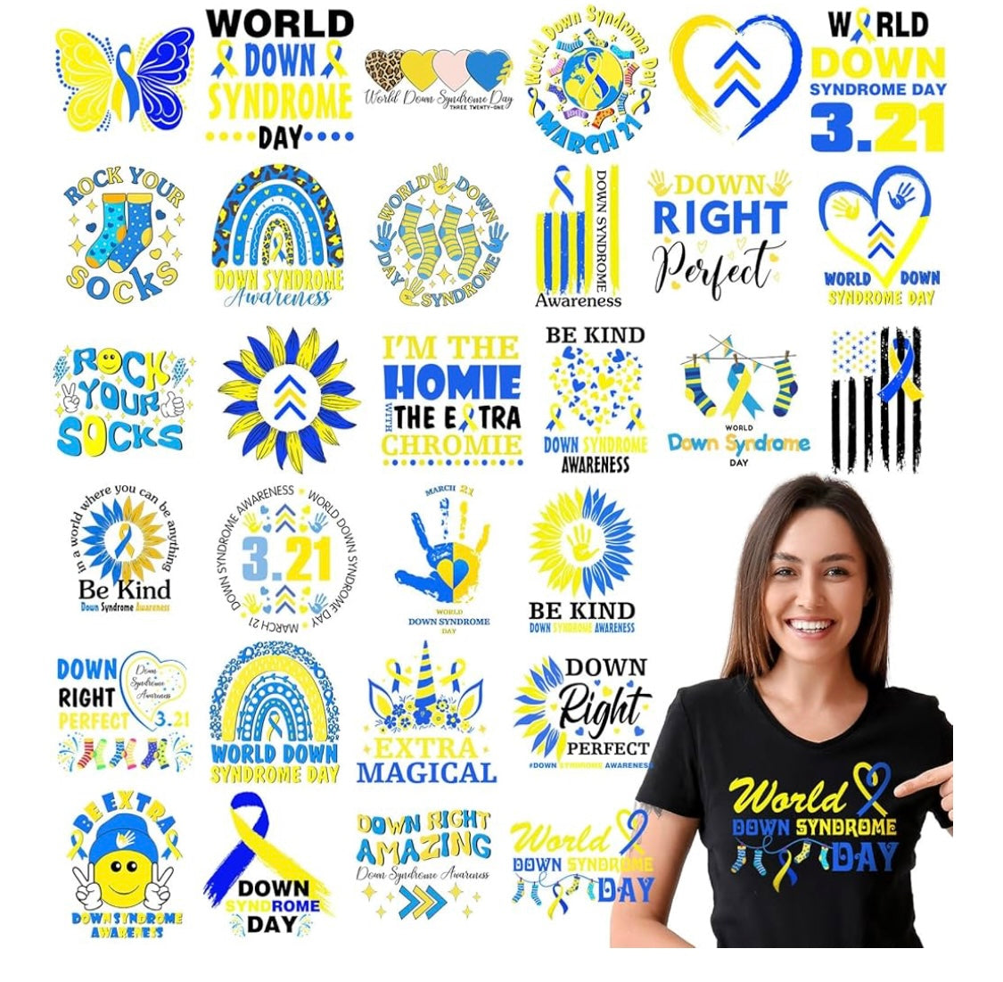 ✨Decal Only: Down Syndrome Awareness