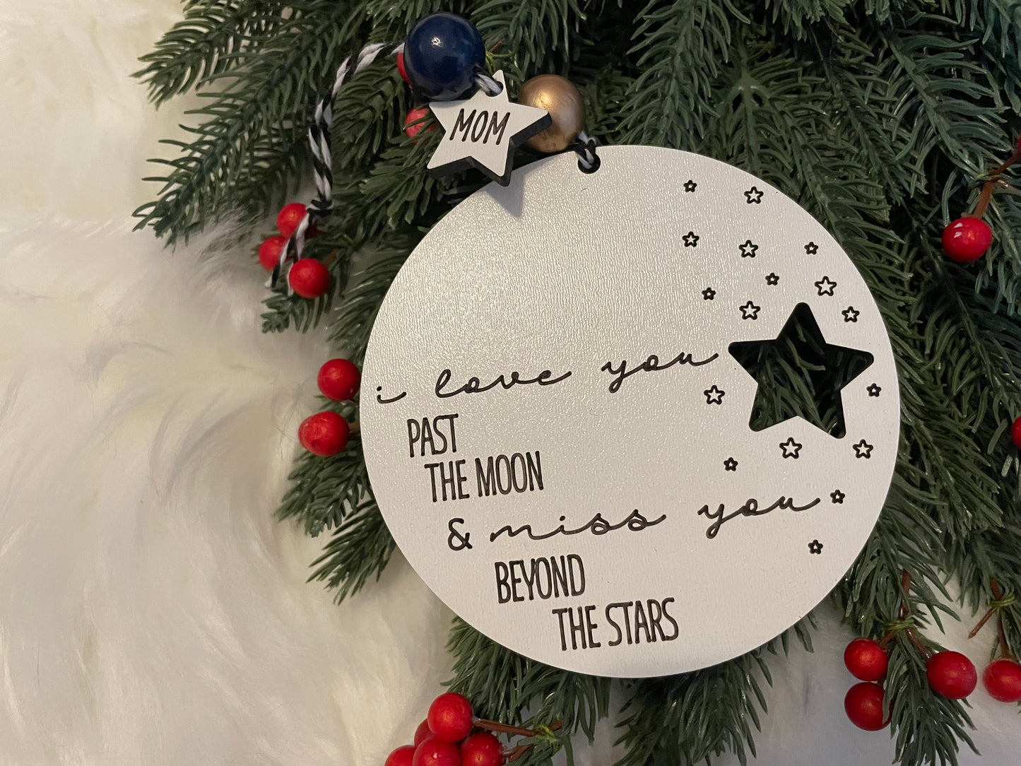 Ornament: Moon and Stars (Mom)