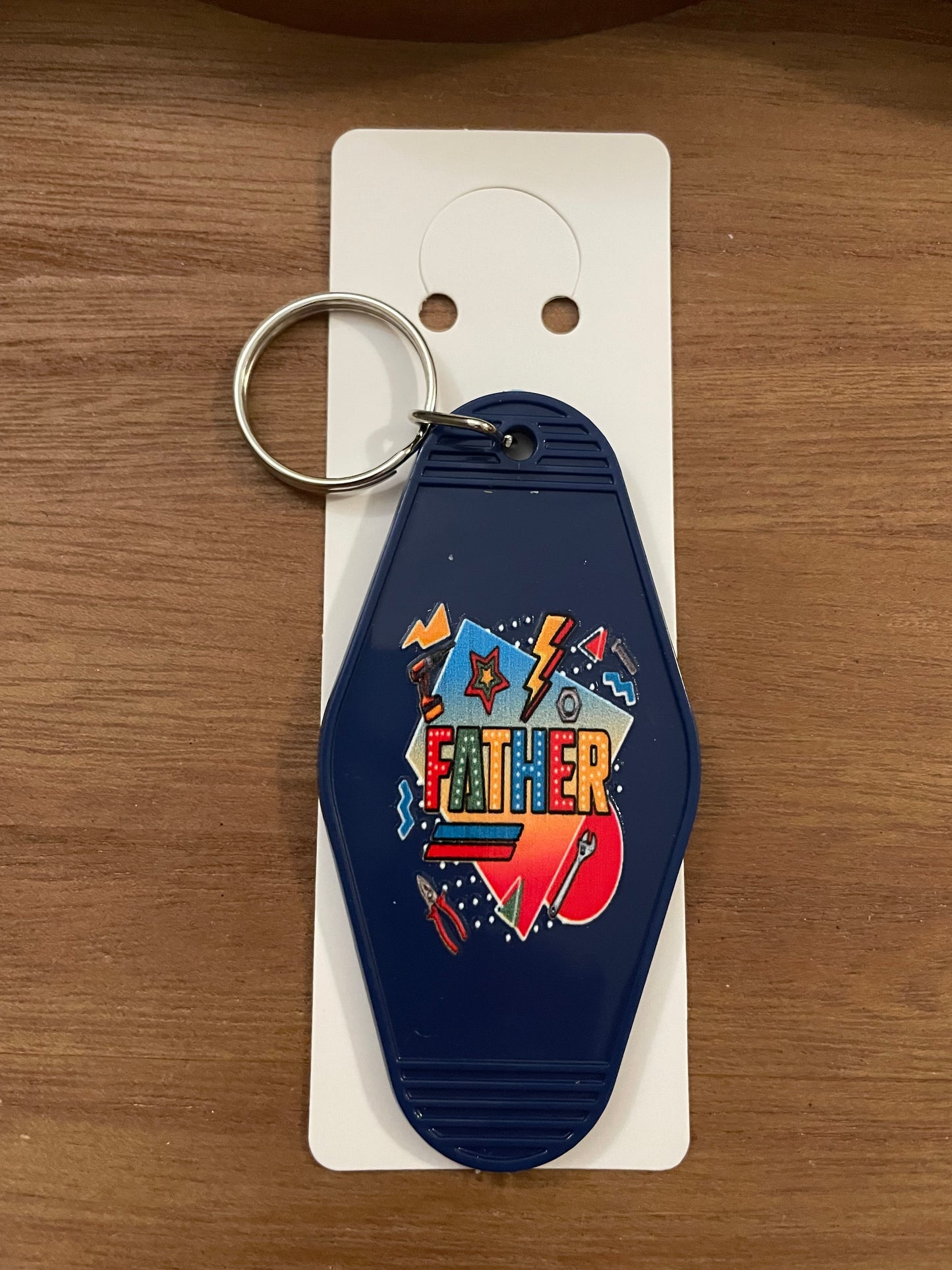 Hotel Keychain: Dad Themed