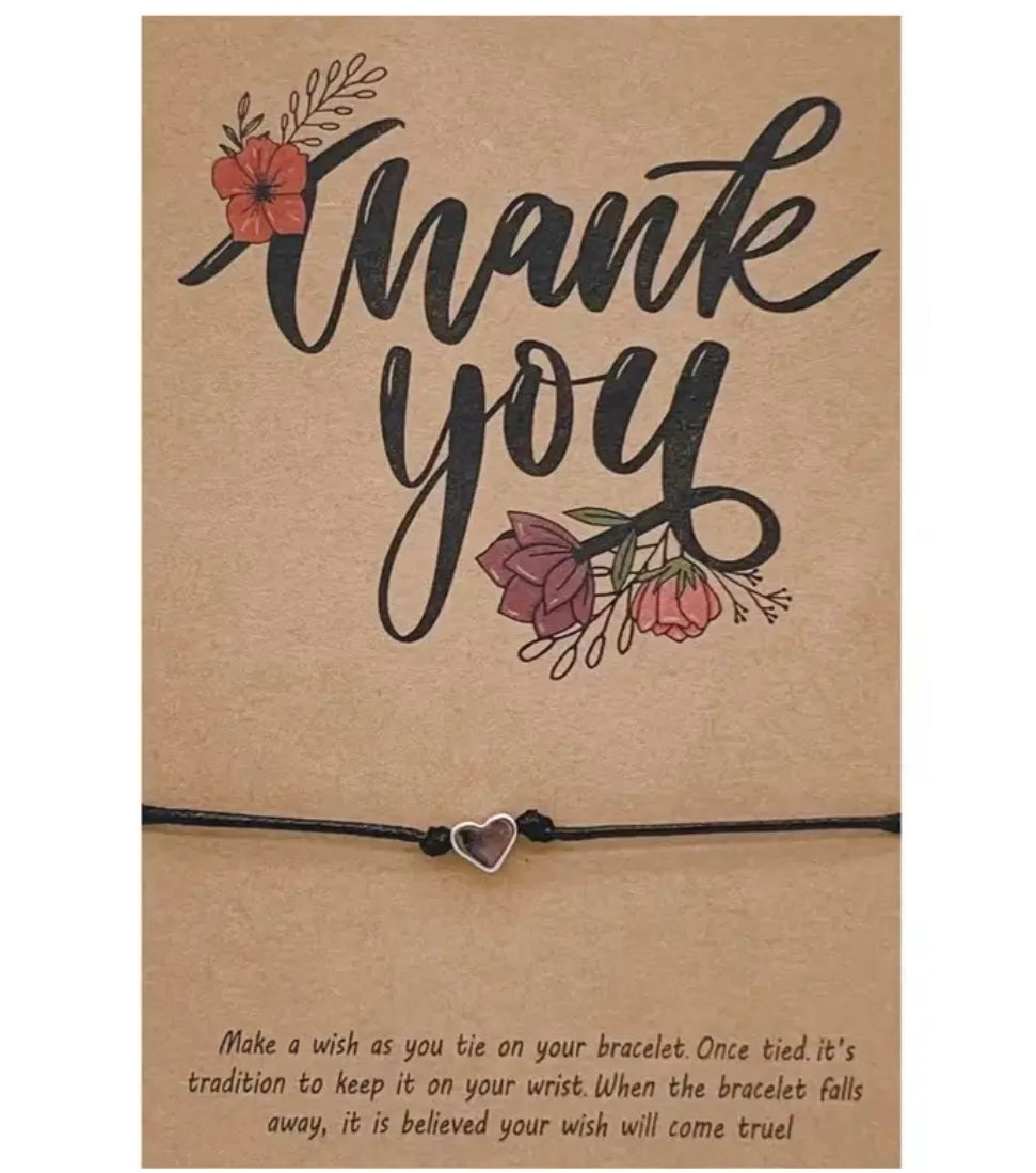 Wish Bracelet: Thank You