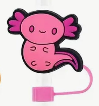 Straw Topper: Axolotl