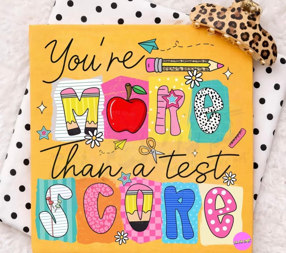 ✨Decal Only: You’re More Than a Test Score