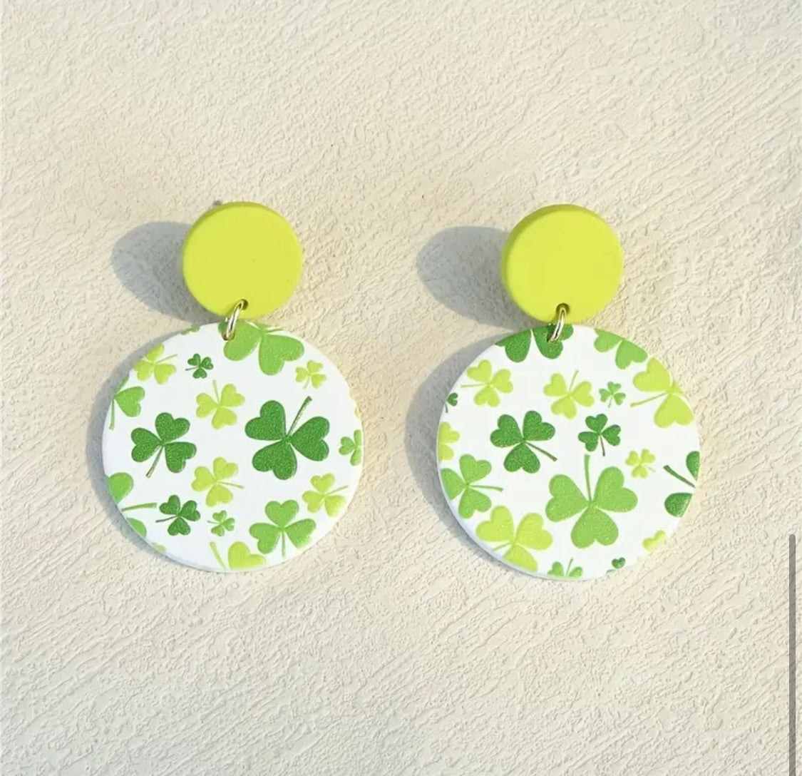 Earrings: St. Patrick’s Day