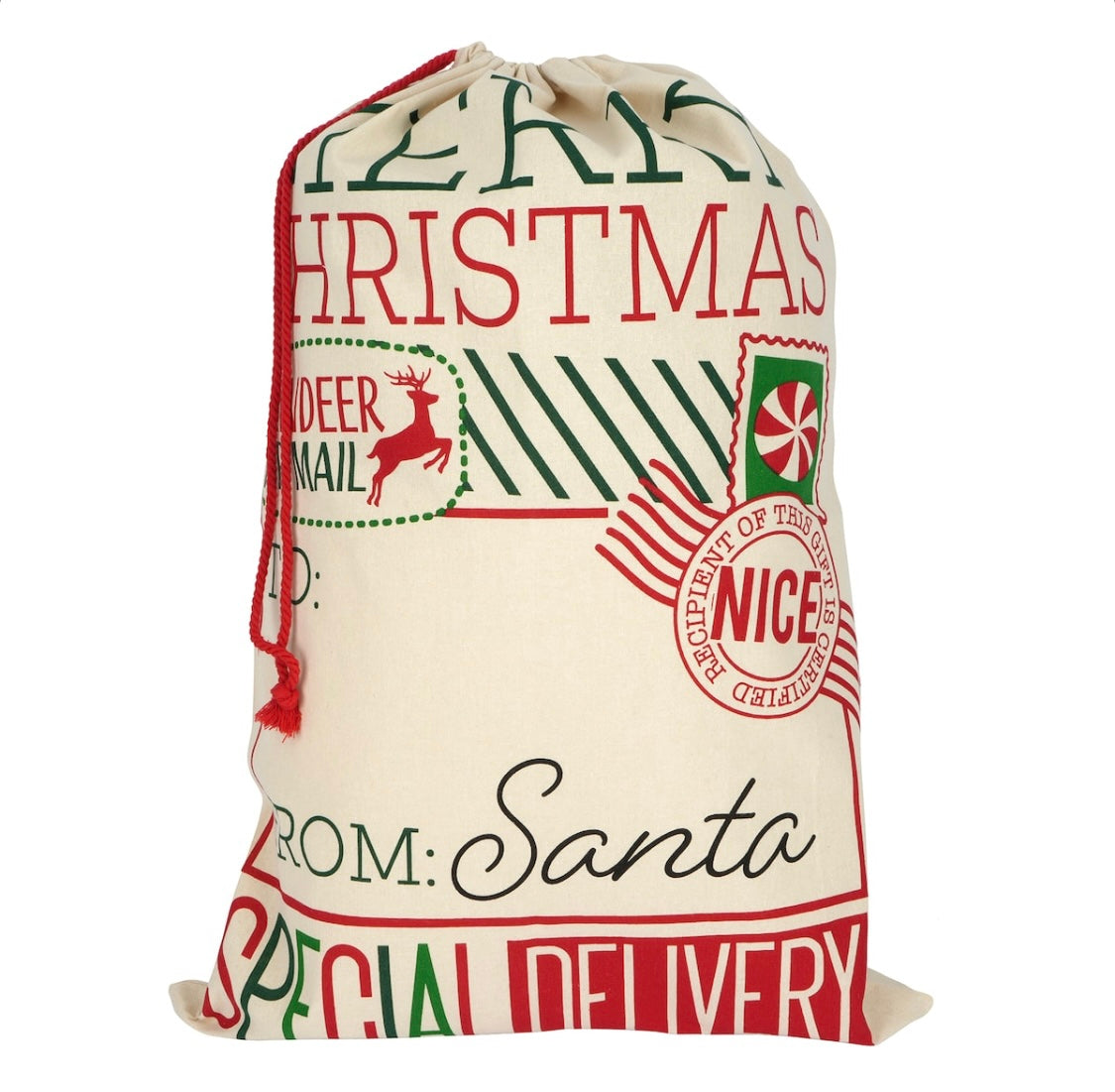 Christmas: Customizable Santa Sack (Merry Christmas)