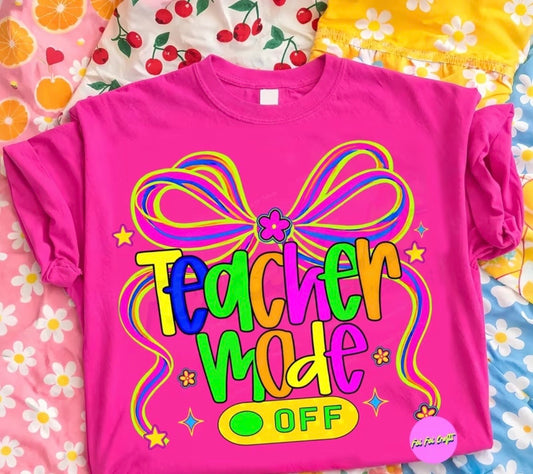 Decal Only: Teacher Mode OFF