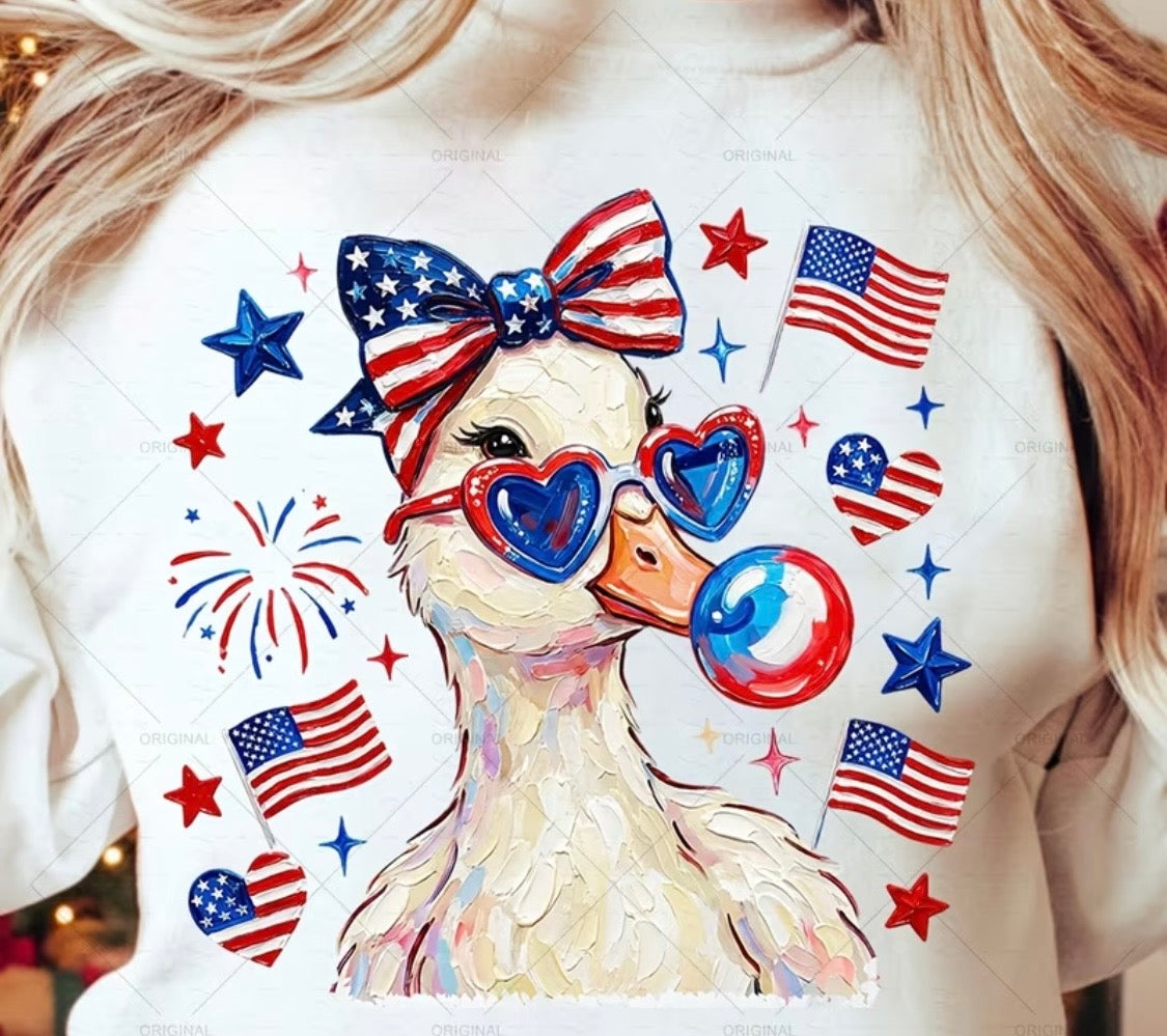 ✨Decal Only: Fourth of July Goose