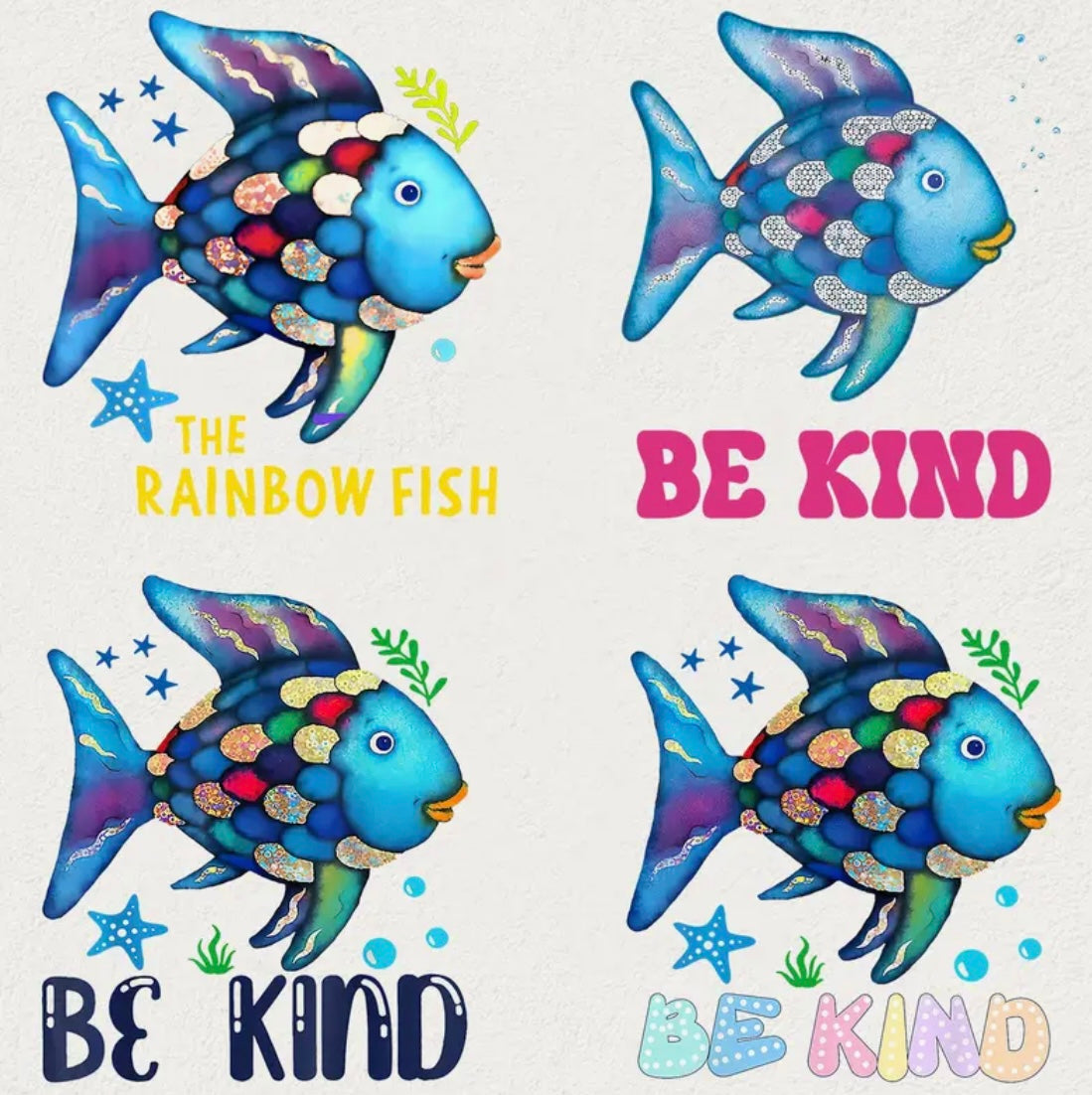 ✨Decal Only: Rainbow Fish (Variety)