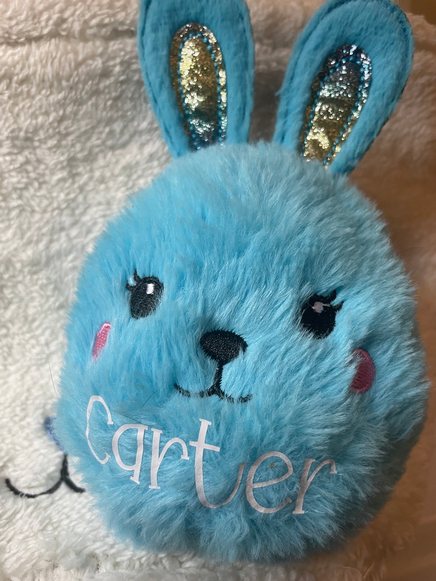 Easter: Fuzzy Plush Bunny