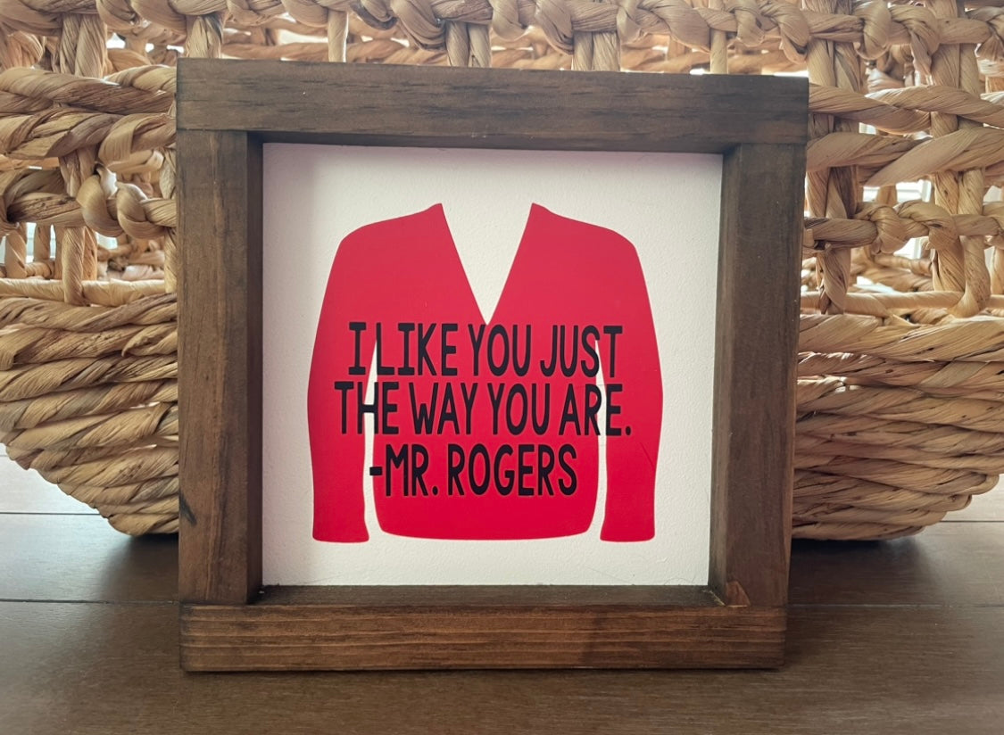 Mr. Rogers: Shelf Sitter (I Like You Just the Way You Are)