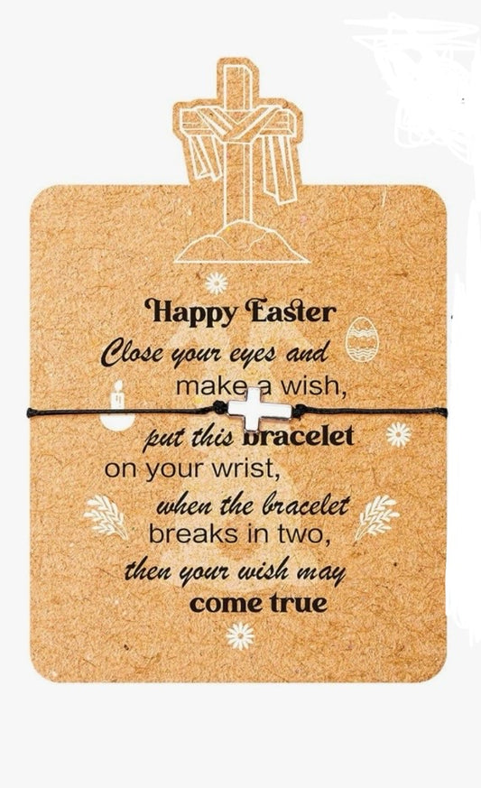 Wish Bracelet: Easter Cross