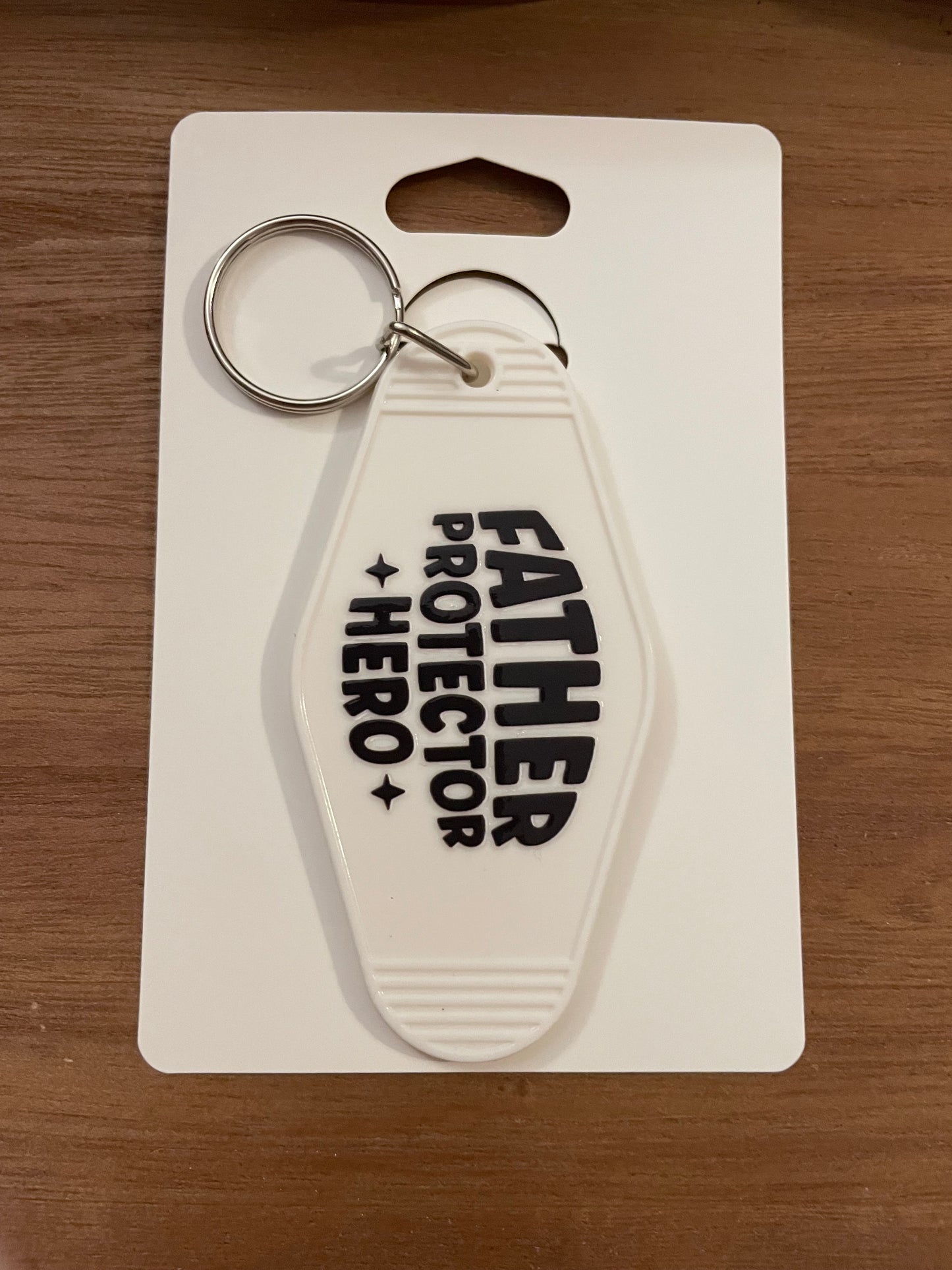 Hotel Keychain: Dad Themed