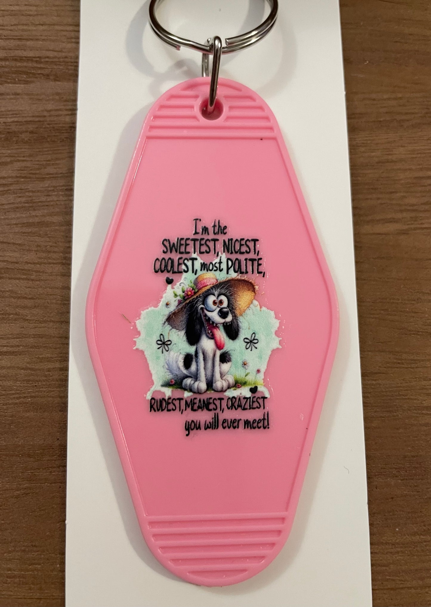 Hotel Keychain: Funny Dogs