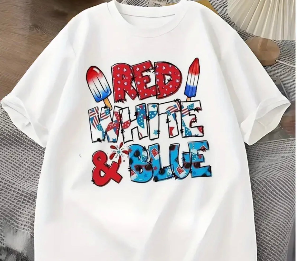 ✨Decal Only: Red, White, & Blue Popsicles