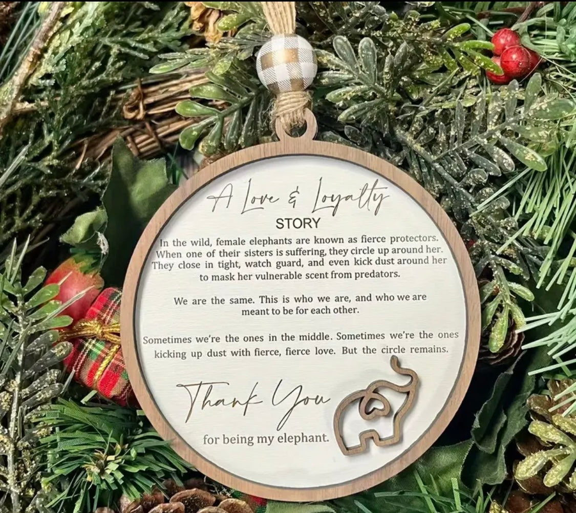 ✨Ornament: Love and Loyalty (Elephant)