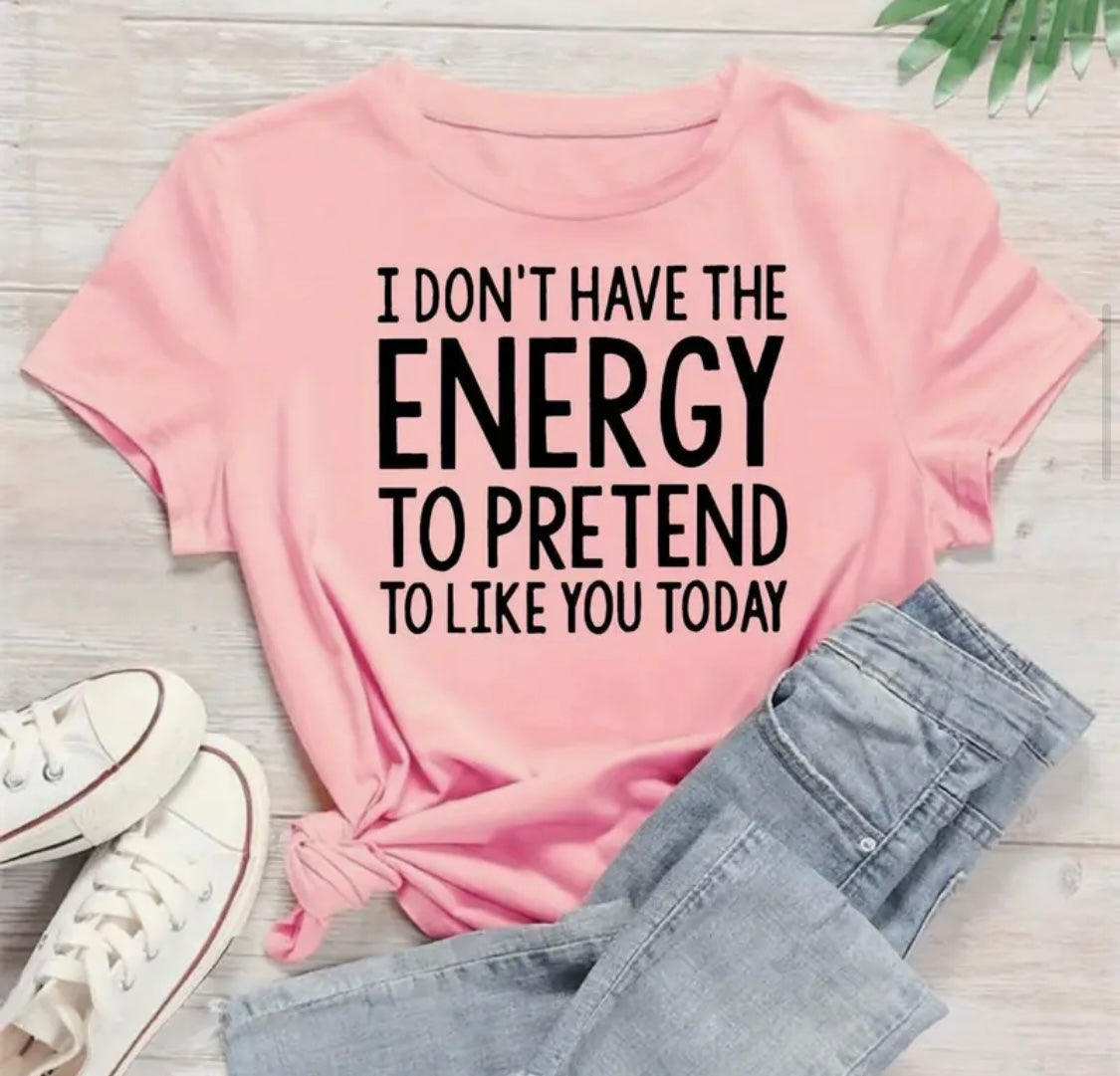 ✨Decal Only: I Don’t Have the Energy to Pretend to Like You Today