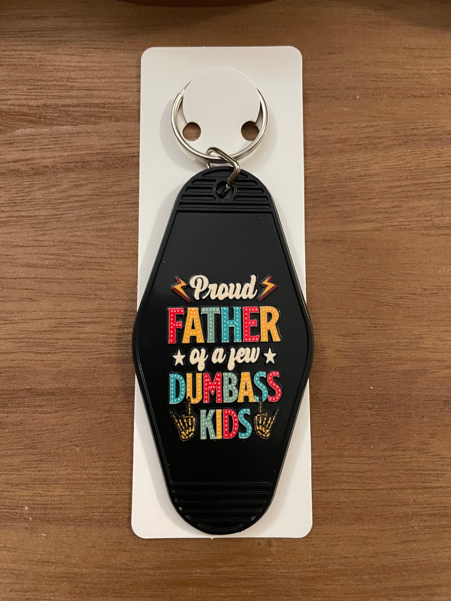 Hotel Keychain: Dad Themed