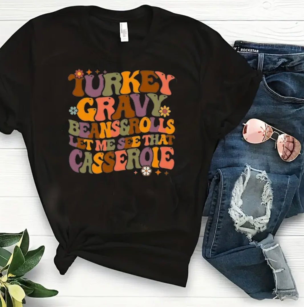 Decal Only: Turkey, Gravy, Beans & Rolls