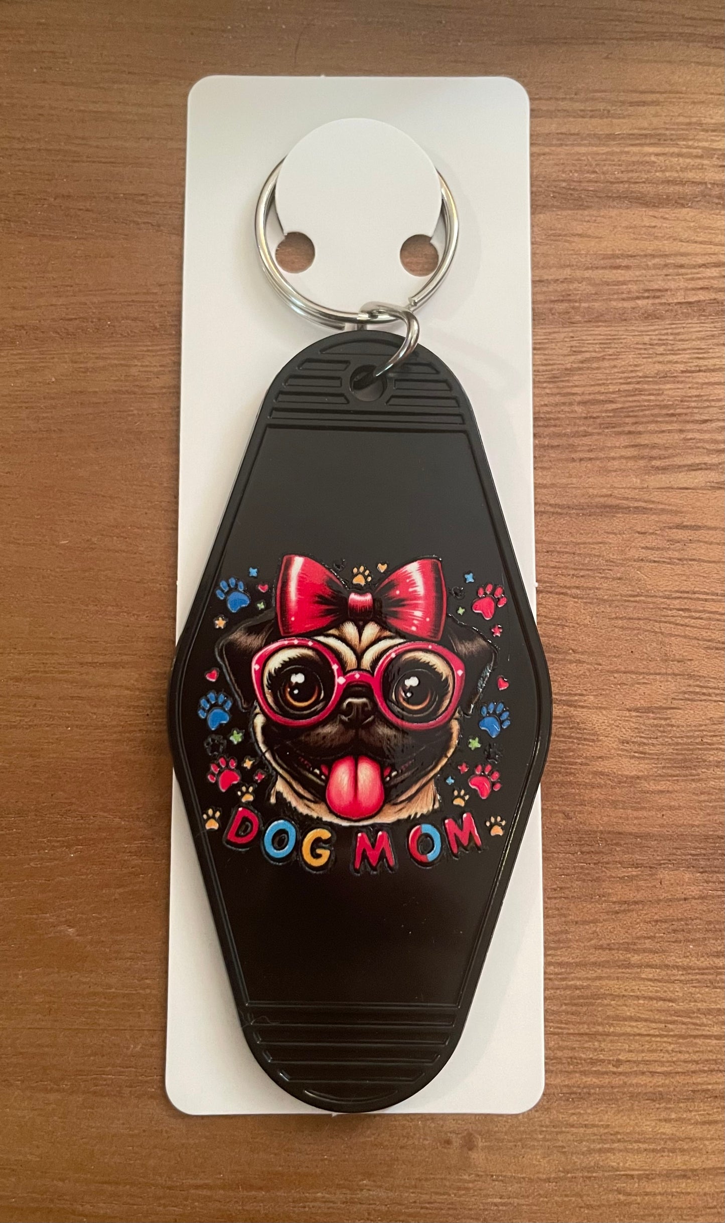 Hotel Keychain: Dog Mom
