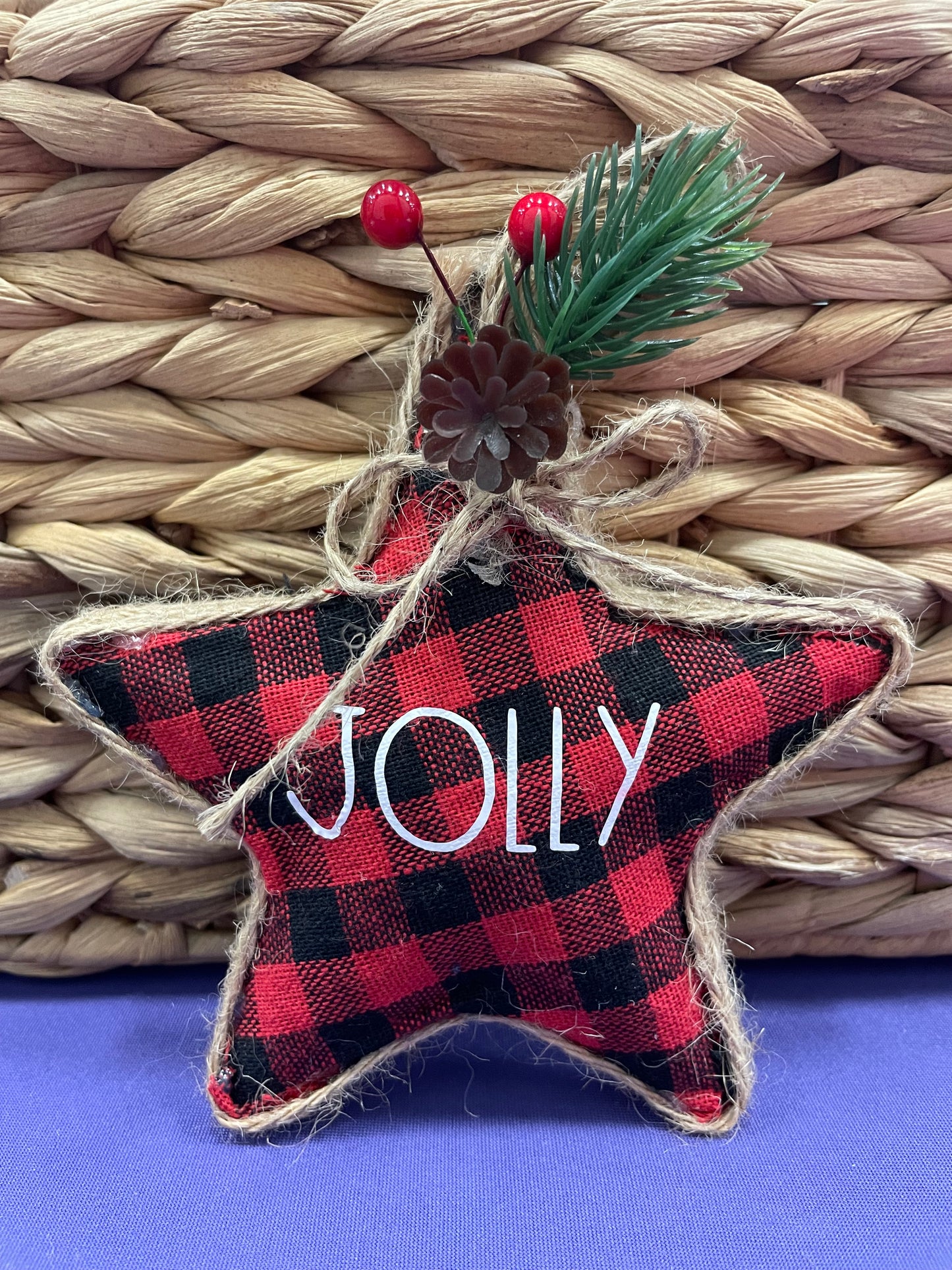 Christmas Ornament: Buffalo Plaid