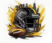 ✨Decal Only: Black & Gold Helmet