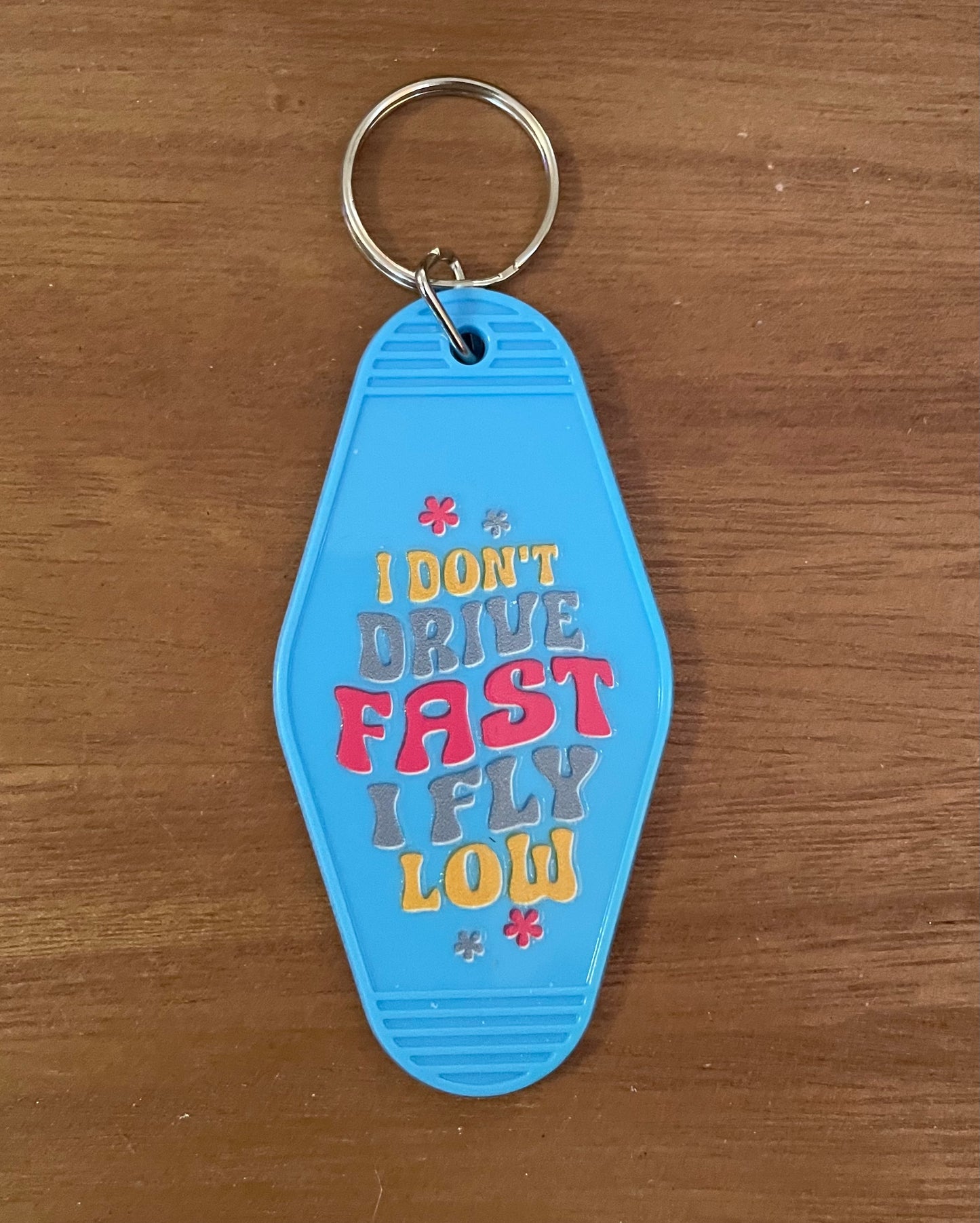 Hotel Keychain: Funny Driving