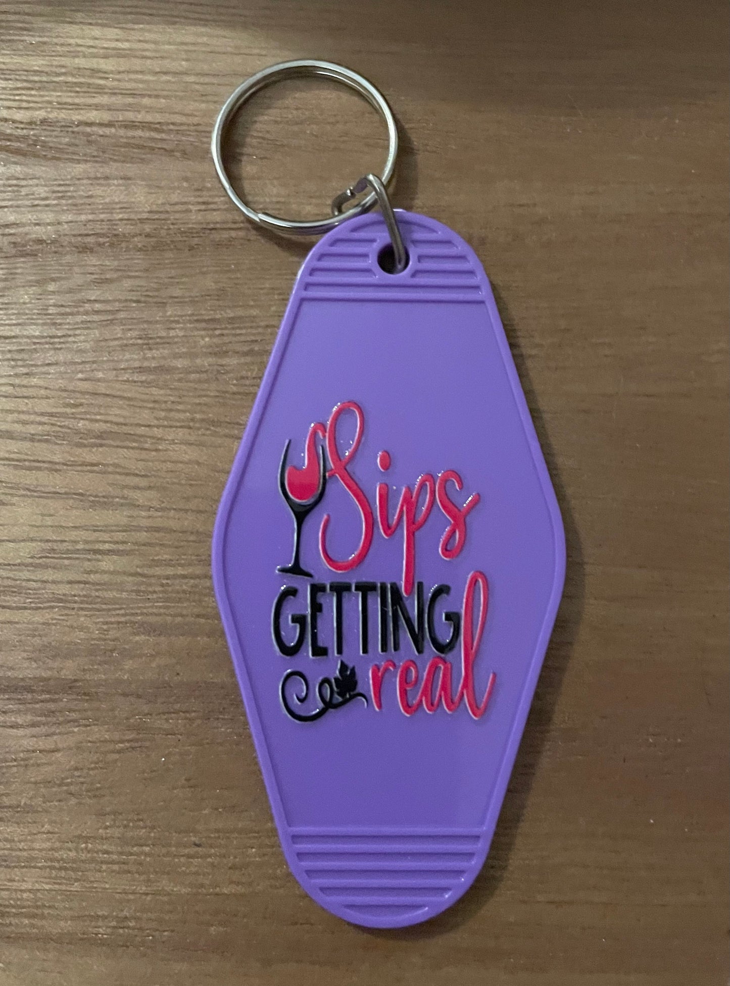Keychain: Wine Themed Keychain